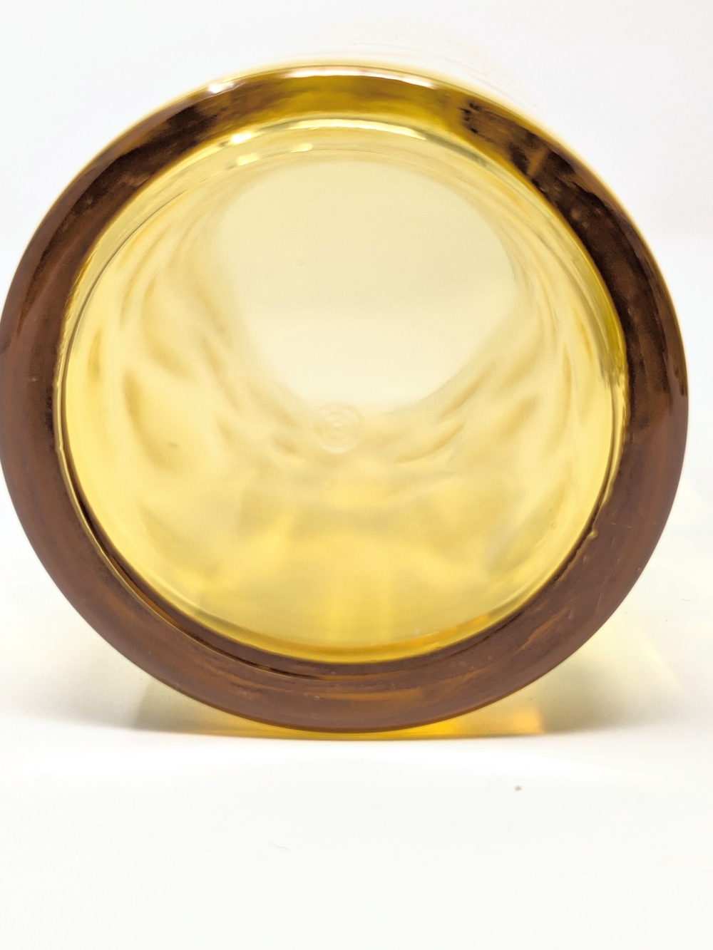 Vintage Hazel Atlas Amber Mid Century Pitcher and 5-Glass Set Retro Dot Pattern - Picture 10 of 15